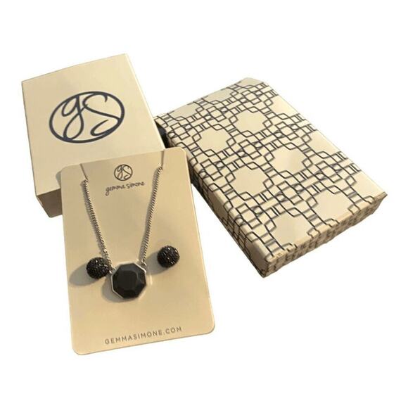 Gemma Simone Necklace and Earrings Set - Picture 1 of 3